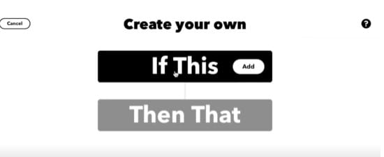 IFTTT to Alexa- applet