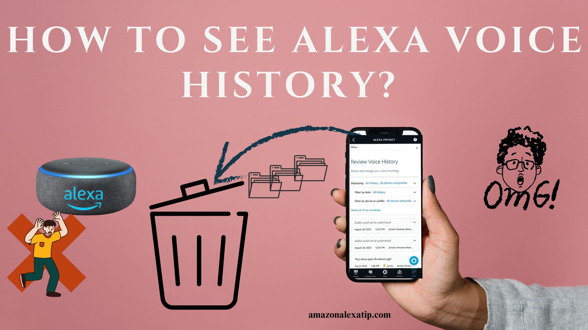 How to See Alexa Voice History -Delete it!